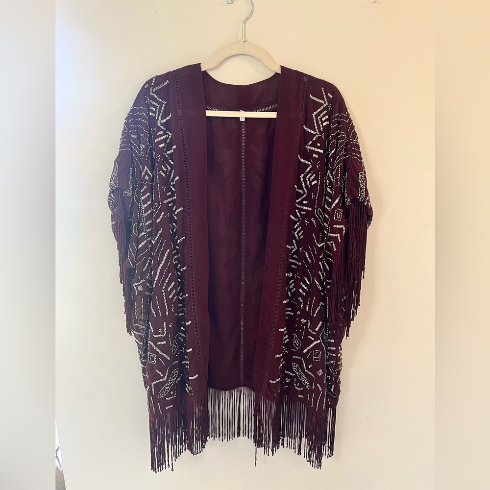 Willow and Clay beaded cover up. Beach cover up! Summer Good condition size L